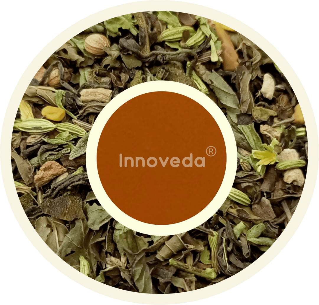 Vata Dosha Tea Helps balance Bio Energy (50 Tea Cups) 100 Grams - INNOVEDA