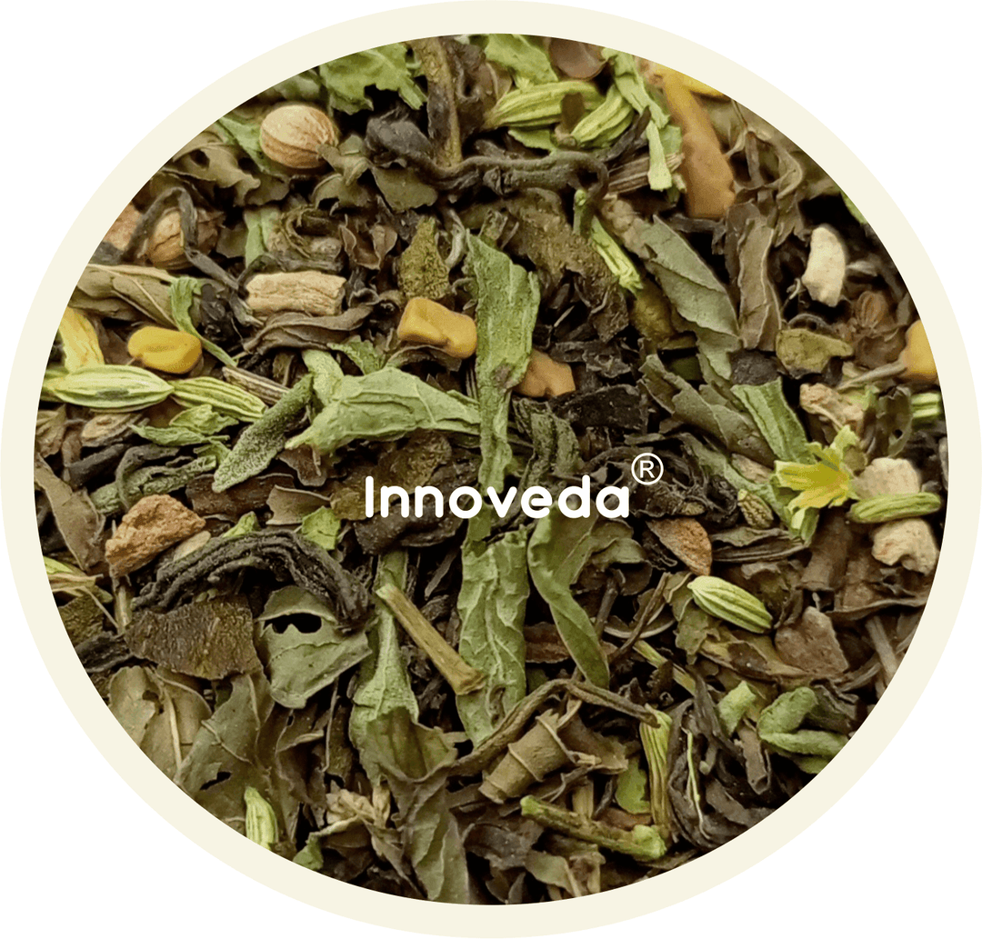 Vata Dosha Tea Helps balance Bio Energy (50 Tea Cups) 100 Grams - INNOVEDA