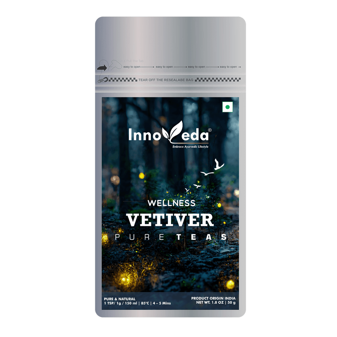 Vetiver Root Tea Aids Reducing Menstrual Pain Reduce Body Heat (30 Tea Cups) 50 Grams - INNOVEDA