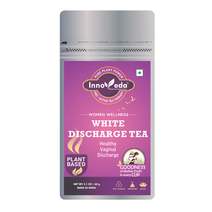 White Discharge Tea Helps Prevent Yeast Infections (30 Tea Cups) 60 Grams - INNOVEDA