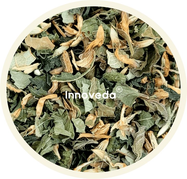 Women Fertili Tea With Dong Quai, Ashoka, Lodh & Red Clover (30 Tea Cups) 60 Grams - INNOVEDA